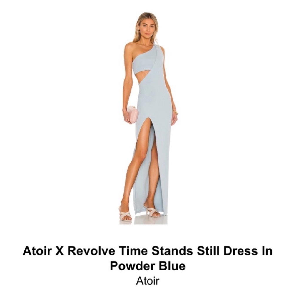 Atoir X Revolve Time stands still dress in powder blue